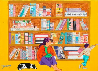 De fantasierijke Gele Bibliotheek