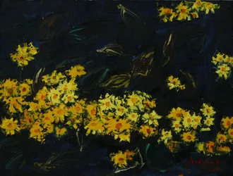 Gloed van de nachttuin