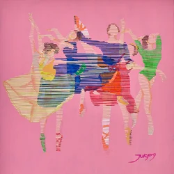 Levendige balletdansers