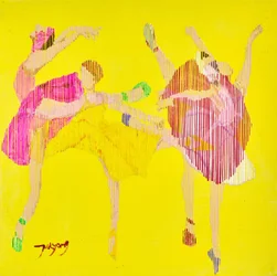 Levendige balletfiguren