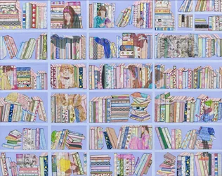 Speelse boekenplank