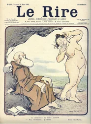 Illustratie van Abel Faivre voor de Omslag van The Laughter, No. 331