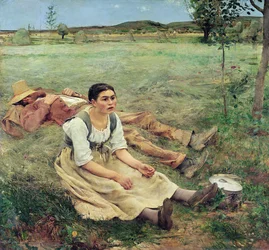 De hooimakers, 1877
