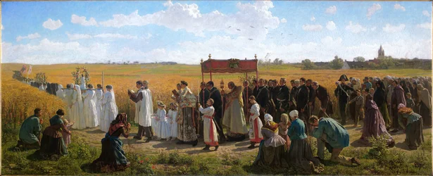 De zegening van het graan in Artois