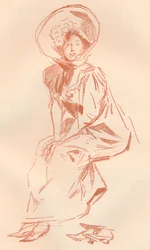 Tekening in Sanguine