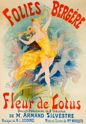 Ballet Fleur de Lotus voor de Folies Bergère, Parijs