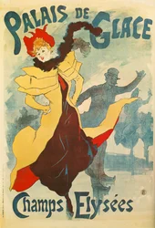 Jules Cheret: IJspaleis - Champs Elysees ... (litho)
