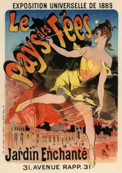 Le Pays des Fees Poster, 1889