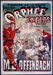 Poster voor de operette 