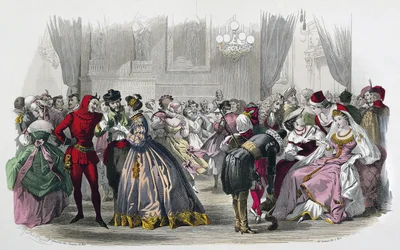 De monitor van vrouwen en dames - BAL TRAVESTI 1864-1865, door Jules DAVID