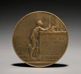 Medaille keerzijde, 1800s