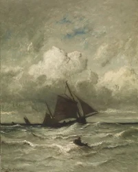 Op zee