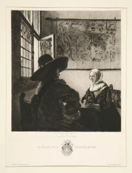 De soldaat en het lachende meisje
