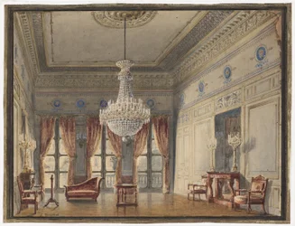 De Salon in de Montpensier Vleugel, Palais Royal