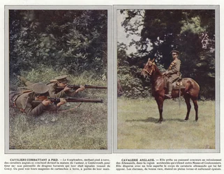 Cavaliers Combattant a Pied, Engelse Cavalerie