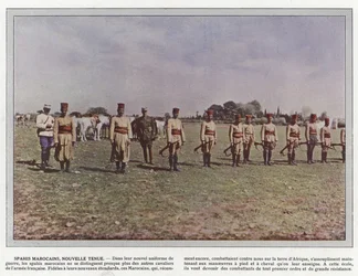 Marokkaanse Spahis in nieuw uniform