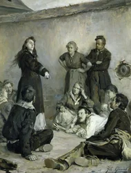 Louise Michel (1830-1905) Spreekt tot de Communards