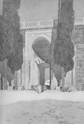 De Koninklijke Poort die leidt naar het oude Serail, 1913