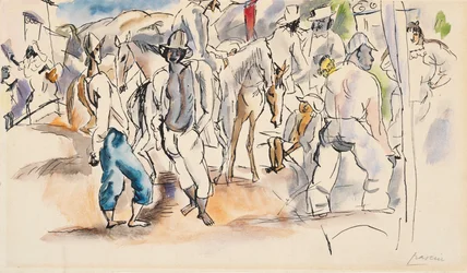 Figuren en paarden
