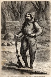 Portret van dokter Henri (Heinrich) Barth (1821-1865), Duitse ontdekkingsreiziger, in een reiskostuum