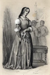 Portret van Catherine Sforza (Caterina)