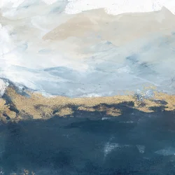 Vredige gouden horizon