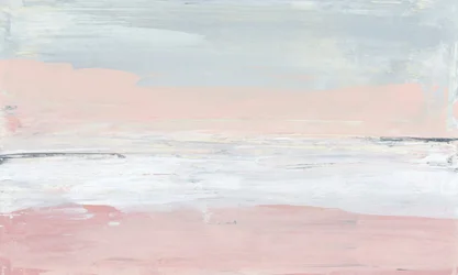 Rustige pastelkleurige horizon