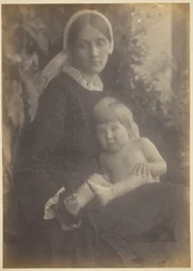 Mevrouw Herbert Duckworth met Gerald Duckworth