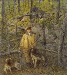 Jager en honden, 1912