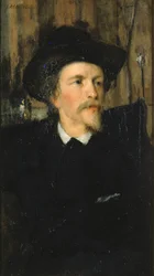 Portret van Wyatt Eaton, ca. 1878