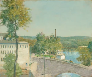Fabrieken van de U.S. Thread Company, Willimantic, Connecticut