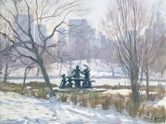 Het Alice in Wonderland Standbeeld, Central Park, New York, 1997