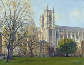 Westminster Abbey vanaf Deans Yard