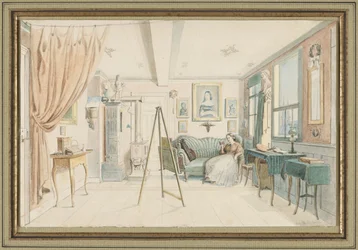 Een Atelier van een Kunstenaar