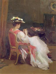 In de salon