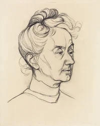 Portret van mevrouw Corry Pabst