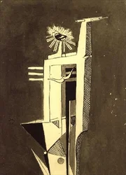 Schreeuwende figuur, De Profeet, 1941