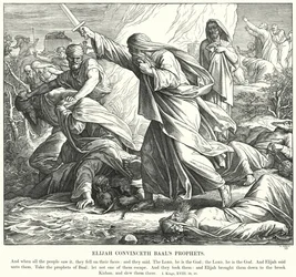 Elia Overtuigt de Profeten van Baäl