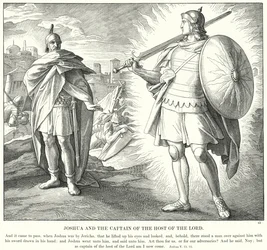Jozua en de Kapitein van het Leger van de Heer