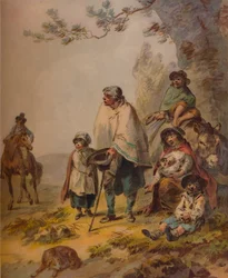 Zigeunerbedelaars, c1795
