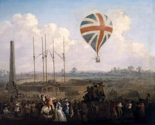 De Nieuwe Ballon van de Heer Lunardi, 29 juni 1785