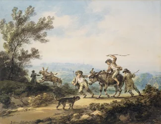 De weerspannige ezel, 1798