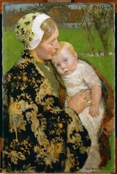 Moederschap (schilderij op doek)