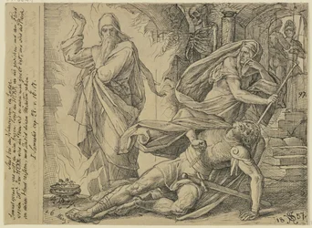 Saul bij de heks van Endor