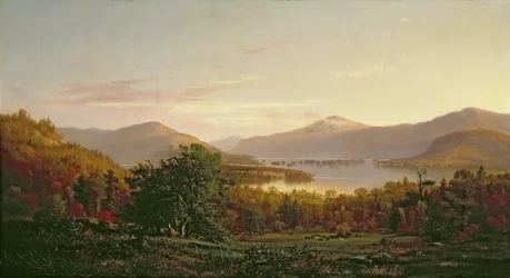 Uitzicht op Lake George