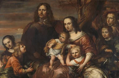 Een stel met zes kinderen