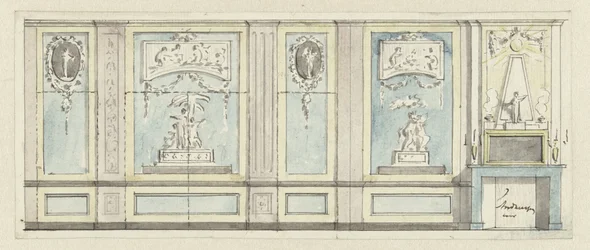 Ontwerp voor een kamerwand