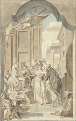 Pallas Athene in het atelier van Prometheus