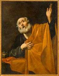 Kopie naar Ribera. De tranen van Sint Pieter (schilderij)