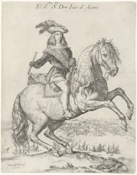 Ruiterportret van Don Juan van Oostenrijk